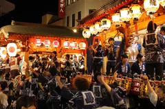 大館神明社例祭の曳山車行事(イメージ)