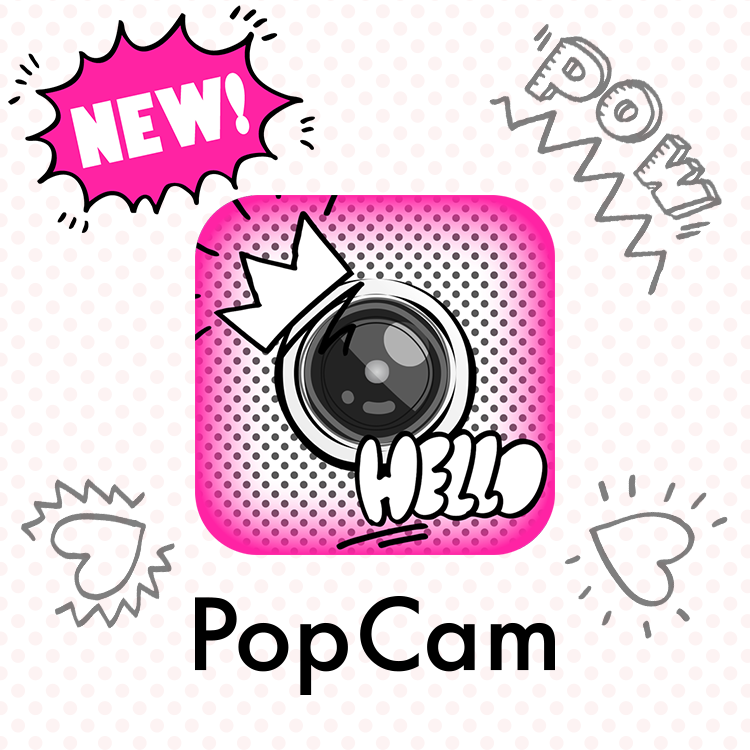 世界45ヶ国で人気の カメラアプリpopcam 10 19からアプリが無料に Popcamの無料化記念に人気 イラストレーター チダケイコのゆるカワスタンプを無料配信決定 株式会社ソニー デジタルエンタテインメント サービスのプレスリリース