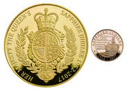 世界中から愛される女王エリザベス2世即位65周年を記念した8種のサファイア・ジュビリー公式記念貨幣を発売　～王室の紋章をモチーフにした高貴なデザイン＆女王のスピーチの言葉を刻んだ特別デザイン～