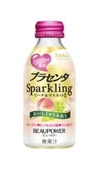 〔炭酸飲料〕ＢＥＡＵＰＯＷＥＲ　プラセンタ　Ｓｐａｒｋｌｉｎｇ　ピーチ＆マスカット風味