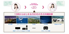 冬の沖縄旅行VRコンテンツイメージ