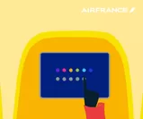 エールフランス「夜便で行く旅」“夜を飛ぶプライベート空間”