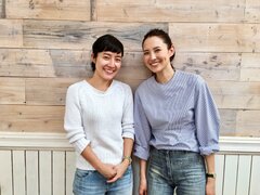 筆者・池田清子と浜島直子さん