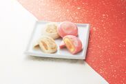 “ふくや”の明太子がたっぷり！紅白揃った焼きもち専門店「縁(えん)」が福岡市早良区にオープン！