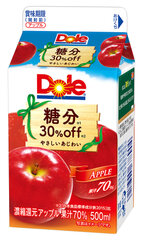 『Ｄｏｌｅ(R)糖分30％off アップル』（500ml）