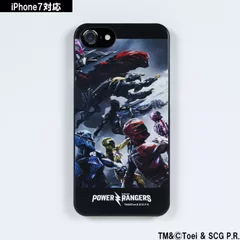 映画『パワーレンジャー』iPhoneケース　ブラック(iPhone 7対応)