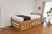 一人暮らしや親子でも使えるベッド新発売！～お部屋を広く使える親子ベッド～