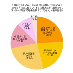 グラフ4　マッサージをする理由を教えてください