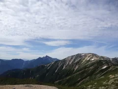 野口五郎岳と槍ヶ岳