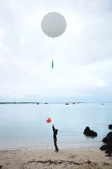 岩谷圭介氏ふうせん撮影　ふうせん打ち上げの様子