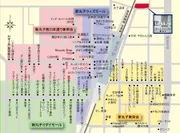 新丸子駅前商店街地図