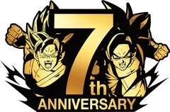 ドラゴンボールヒーローズ7周年記念ロゴ