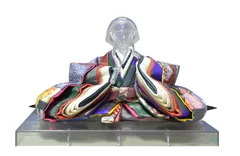 kimono 女雛 グレー