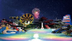 きらめく！イルミネーションプール　芝政ワールド「サマーナイト・イルミネーション」7月14日(土)スタート！