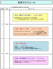 独身社員交流会進行スケジュール