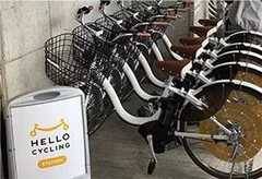 自転車シェアリングサービス「HELLO CYCLING」