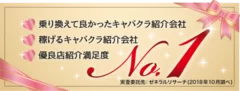 TRY18「キャバクラ紹介会社に関するイメージ調査」三冠 バナー(1)