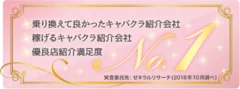 TRY18「キャバクラ紹介会社に関するイメージ調査」三冠 バナー(2)