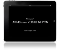 「VOGUE NIPPON」iPadアプリ 動画再生イメージ