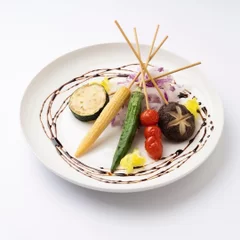 季節野菜の串アヒージョ