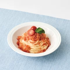 レシピ例 冷製トマトバジルかき氷パスタ