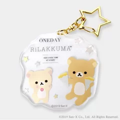 ONEDAY RiLAKKUMA アクリルキーホルダー クレープ