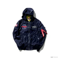 STRICT-G × ALPHA INDUSTRIES LIGHT MA-1 NATUS「機動戦士Zガンダム」エゥーゴモデル