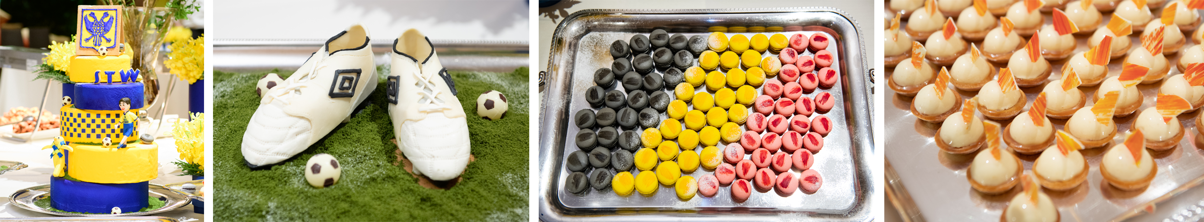 サッカー日本代表選手が所属サッカー ベルギー1部リーグの シント トロイデンvv に学生が制作したオリジナルケーキとフードを提供 株式会社 バンタンのプレスリリース