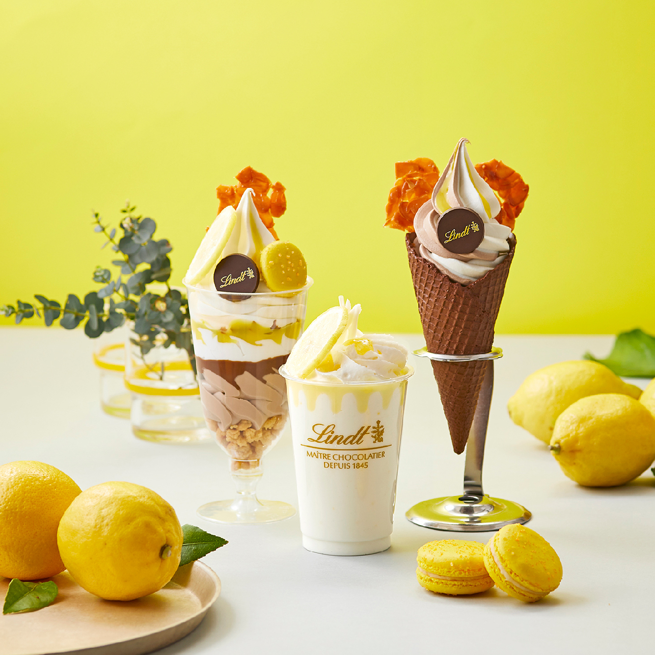 リンツ、夏限定のソフトクリームショコラ第2弾、「レモン」が7月1日新 