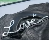 「LOVE」レザージャケット