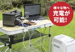 多くの製品を充電中