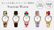 100％天然素材！ブナの木とコルクで仕上げたヴィーガン腕時計『Naeture Watch』を販売開始　わずか17gと超軽量、ベルト部分は水洗い可能！