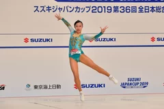 シニア女子シングル優勝　金子実楓選手