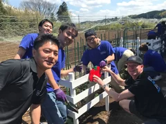 子どもたちの食育のための菜園作り