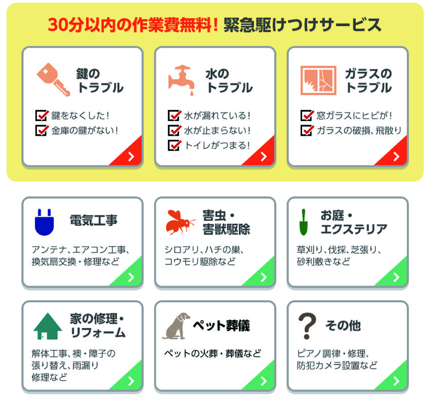 暮らしのお困りごとをおトクに解決 Eo 生活110番 提供開始 株式会社オプテージのプレスリリース