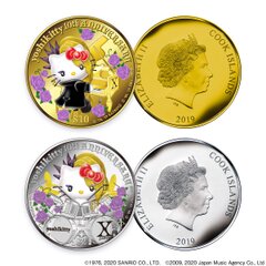 yoshikittyの10周年を祝福する純金・純銀製コインが登場！yoshikitty 公式カラー貨幣 金貨 セット・銀貨セット｜インペリアル・エンタープライズ株式会社のプレスリリース