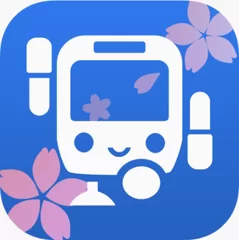 「駅すぱあと for Android」アイコン（期間限定の春バージョン）