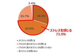 ストレスを感じる