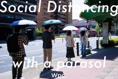 Social Distancing with a parasol_3