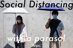 Social Distancing with a parasol_4