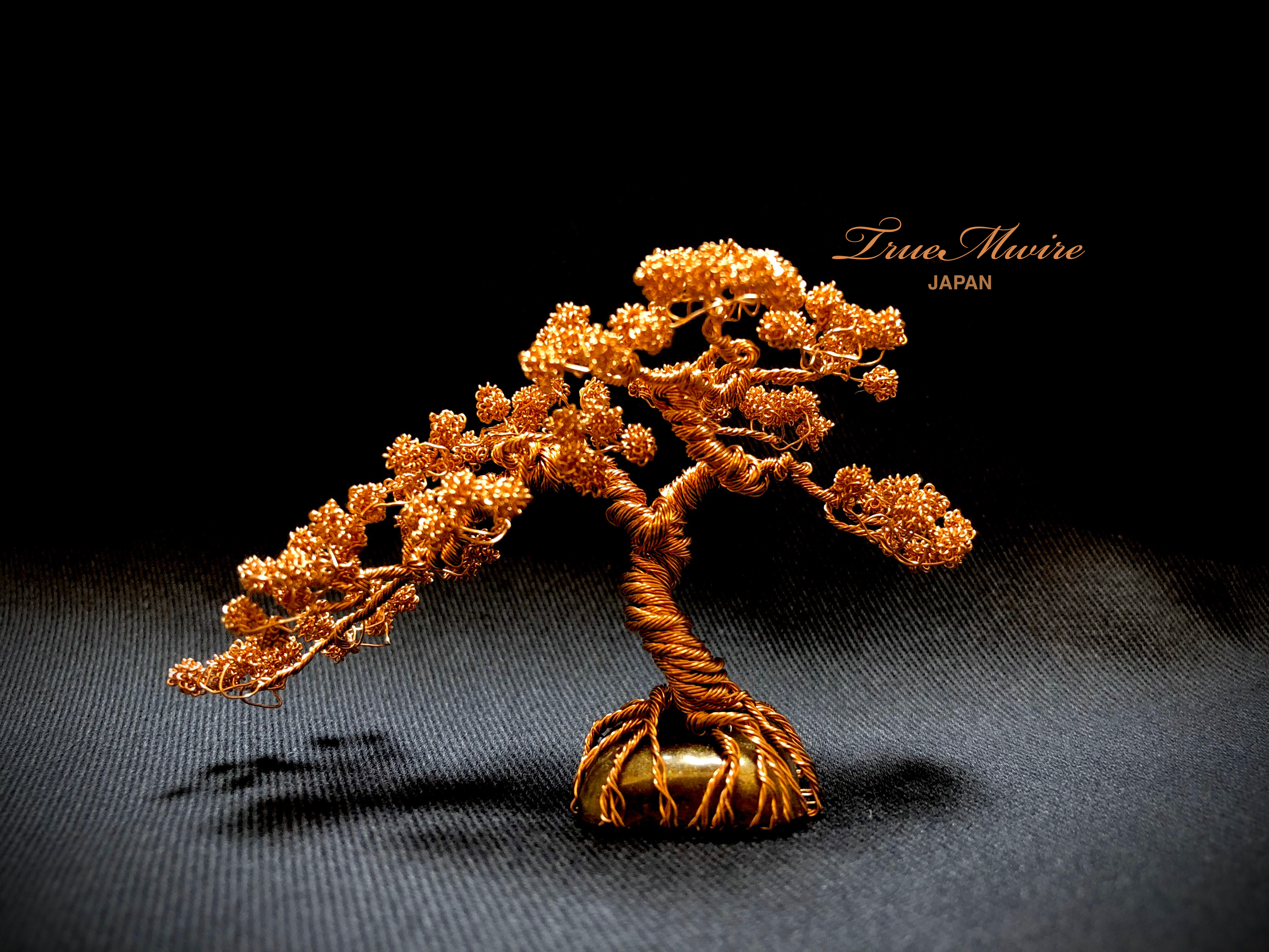 日本初！“純銀や金”で作る 盆栽ワイヤーアートブランド「TrueMwire」が