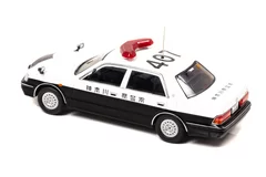 1/43 トヨタ クラウン (JZS155Z) 2000 神奈川県警察交通部交通機動隊車両(407)：左後