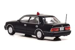 1/43 トヨタ クラウン (JZS155Z) 1998 警視庁高速道路交通警察隊車両(覆面 紺)：左後