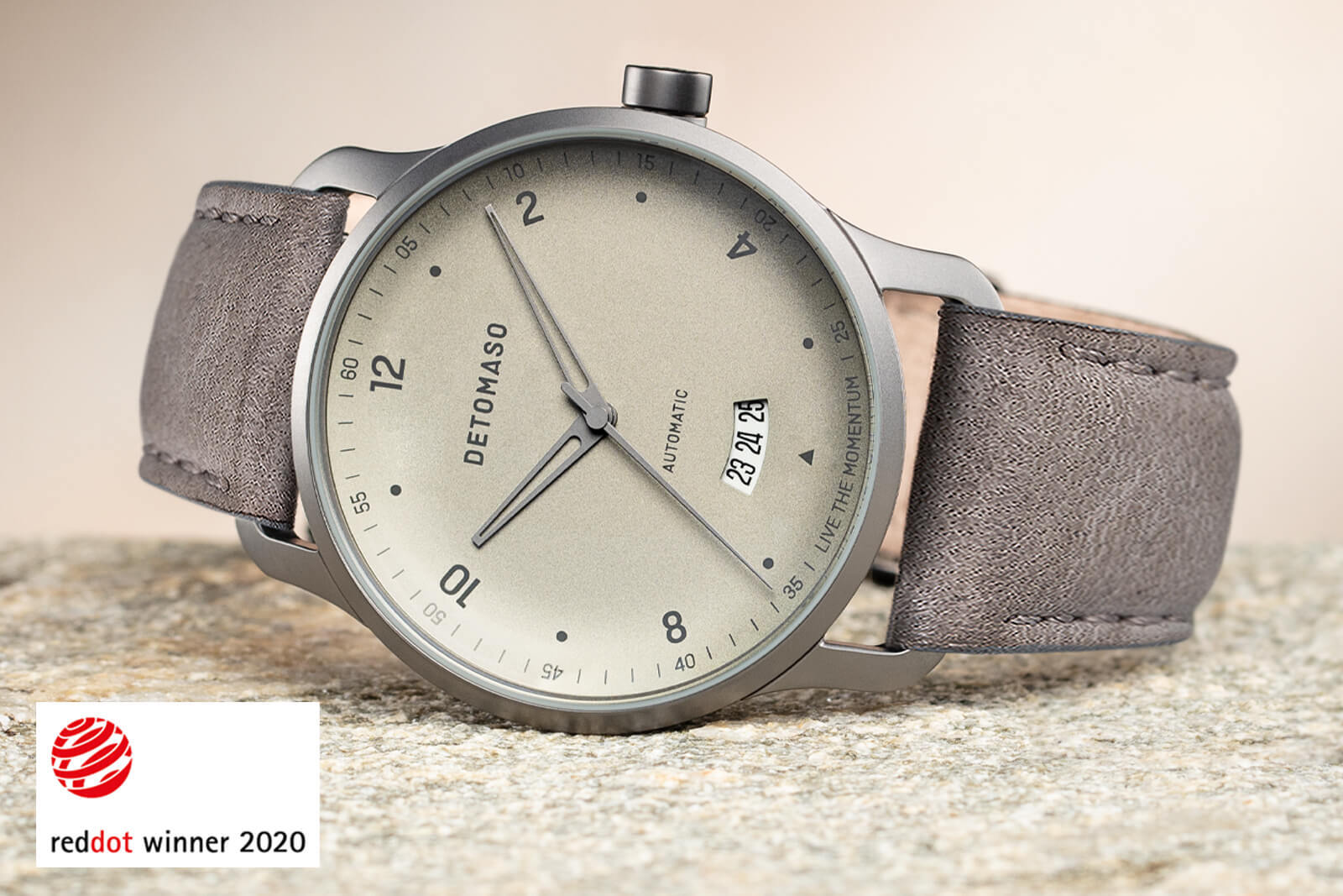 レッドドットデザイン2020年受賞 ドイツ腕時計DETOMASOが早くも