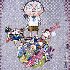 村上 隆 《Mr. DOB Comes to Play His Flute》 2013年