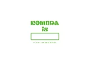 「komeda is □」ロゴ