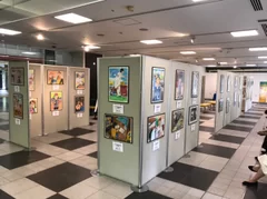 令和元年度の展示風景(福岡会場)