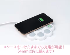 ケースをつけたままでも充電可能