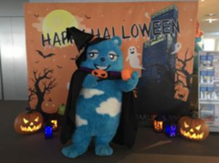 【昨年のあべのべあハロウィングリーティング】