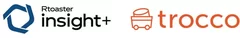 insight+、trocco連携のイメージ画像（ロゴのみ）